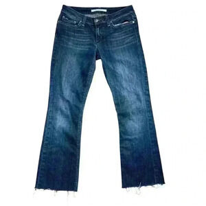 Joe’s Raw Hem Bootcut Denim Jeans in Honey